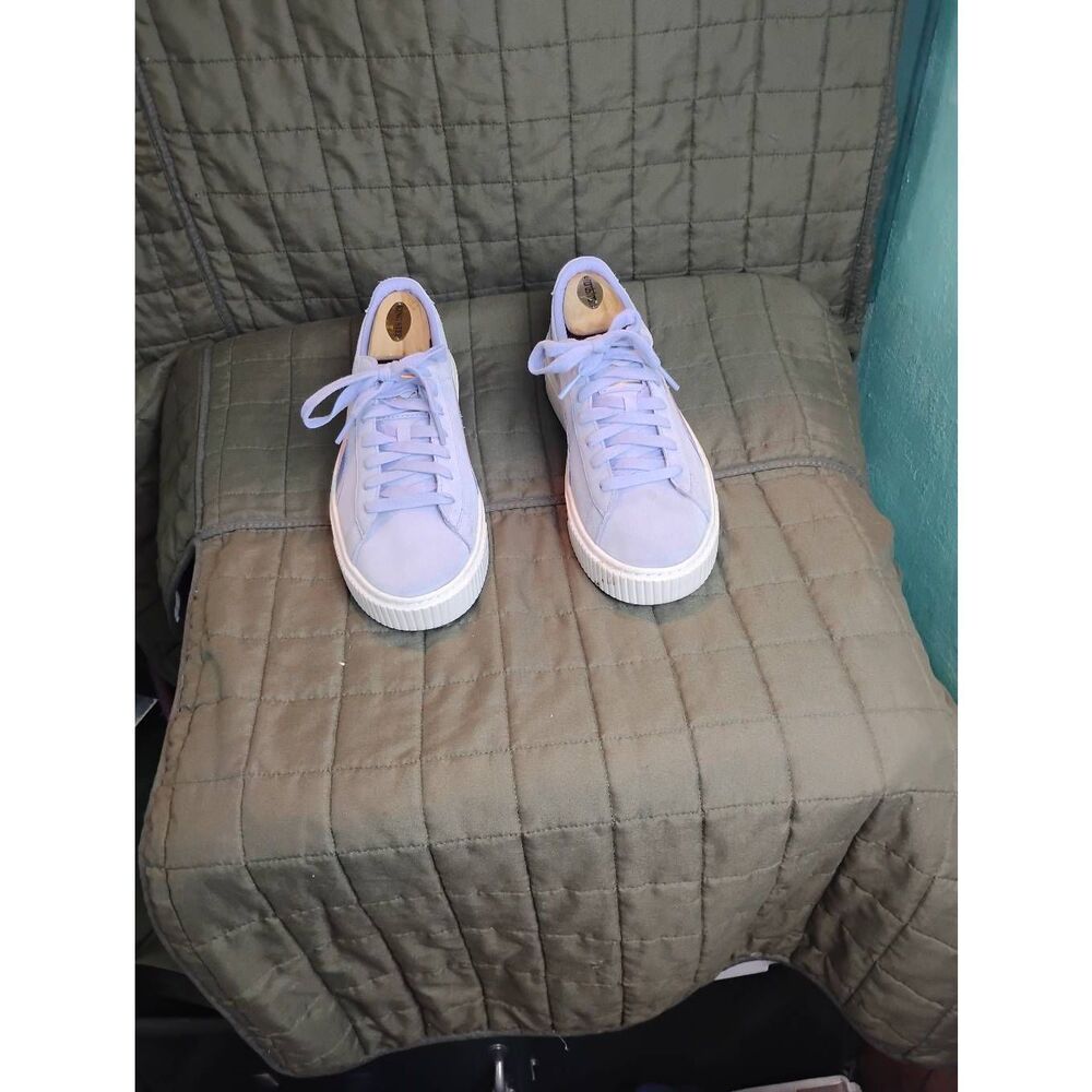 Puma lavender platform sneaker
